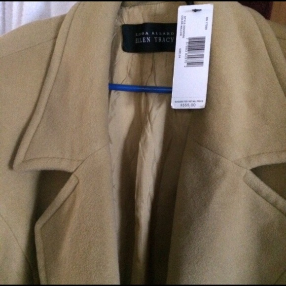 Women’s Wool Camel Coat - Ellen Tracy Plus sz 24 - Picture 3 of 8